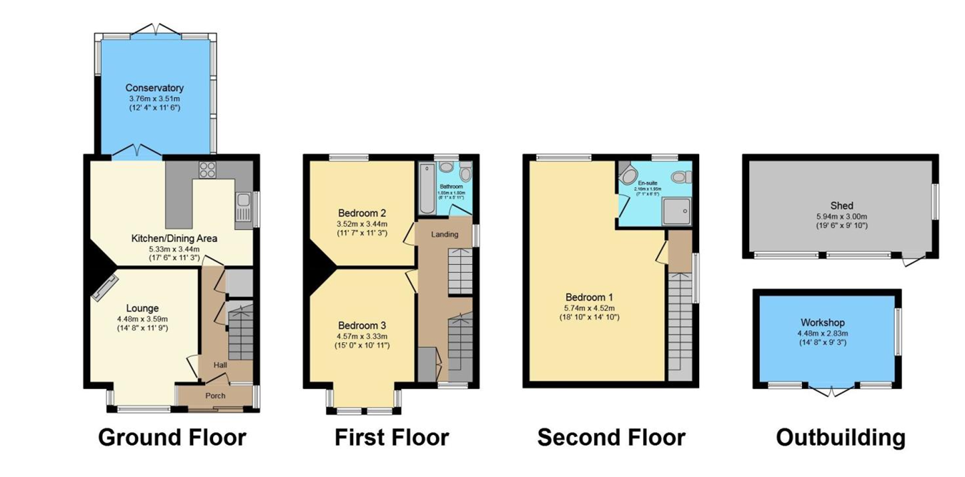 3 bed semidetached house for sale in Reculver Road, Herne Bay, Herne