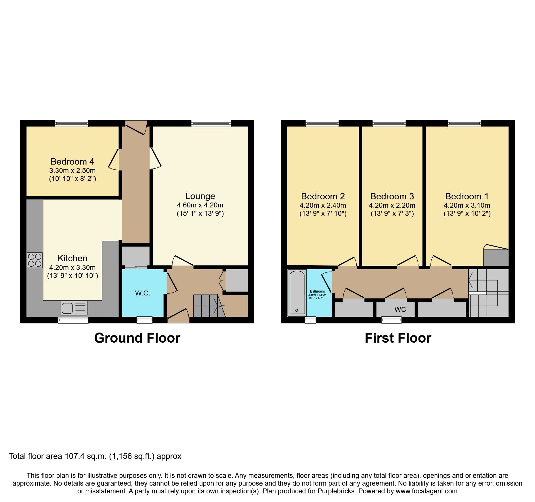 4 bed end terrace house for sale in Barleith Court, Hurlford