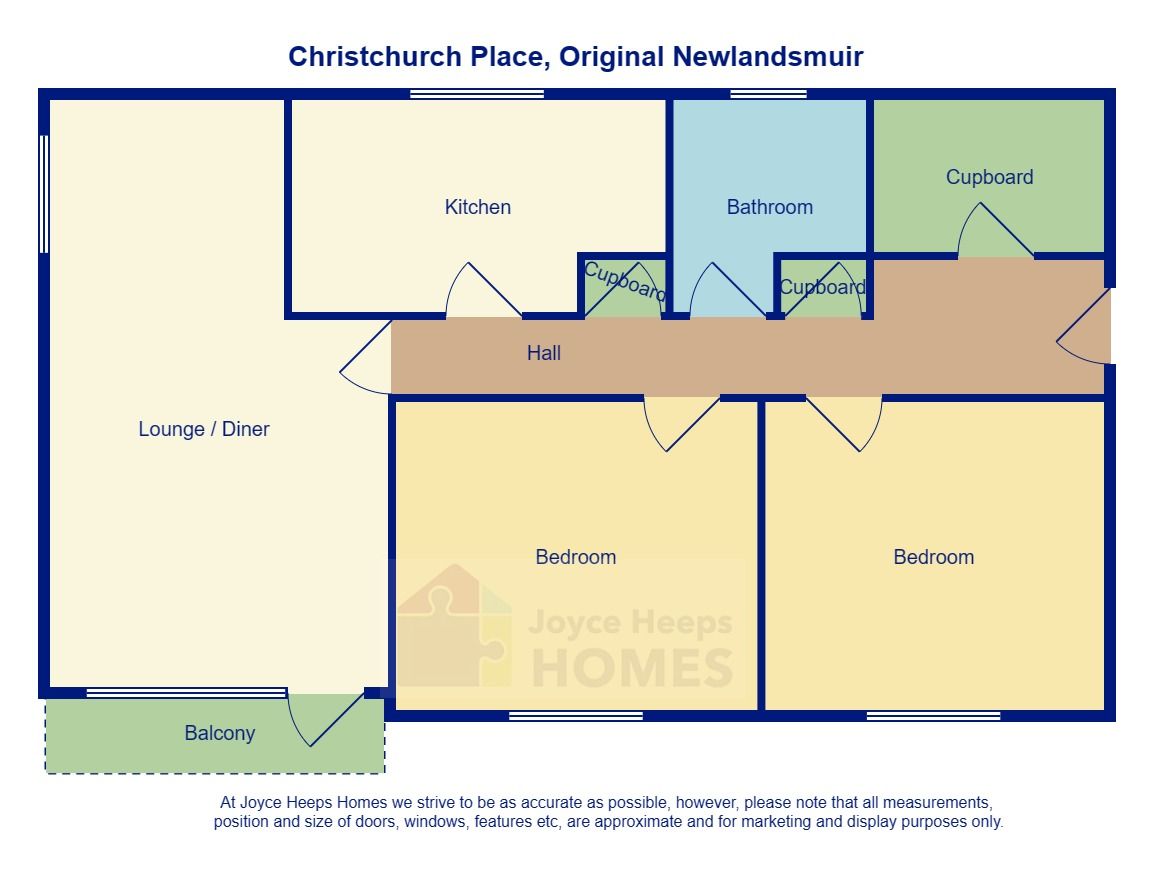 2 bed flat for sale in Christchurch Place, Original Newlandsmuir, East