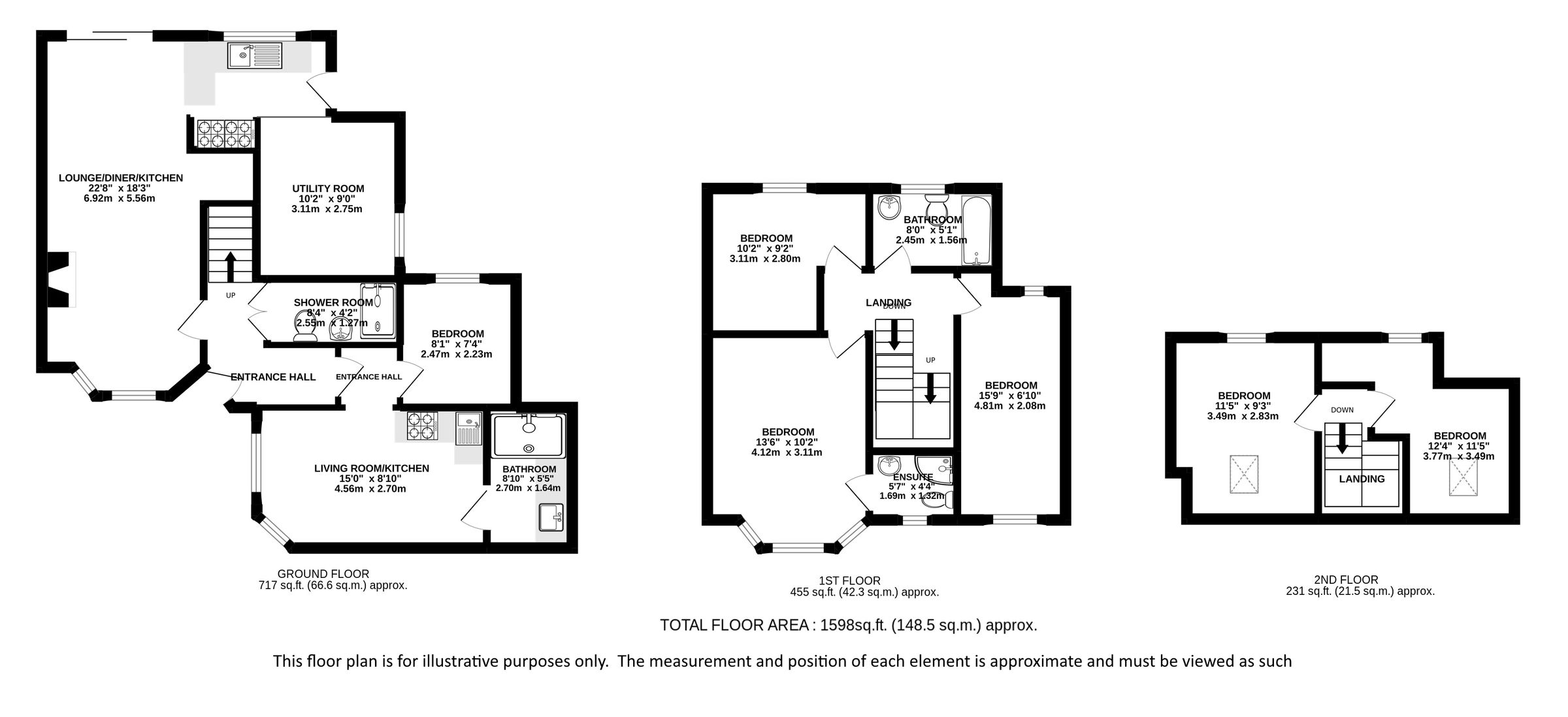 6 bed detached house for sale in St Helier Road, Sandridge