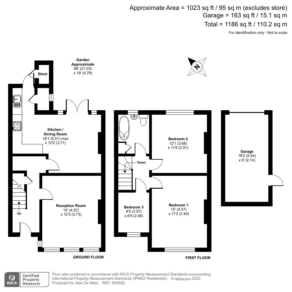 3 bed terraced house for sale in Upper Elmers End Road, Beckenham BR3