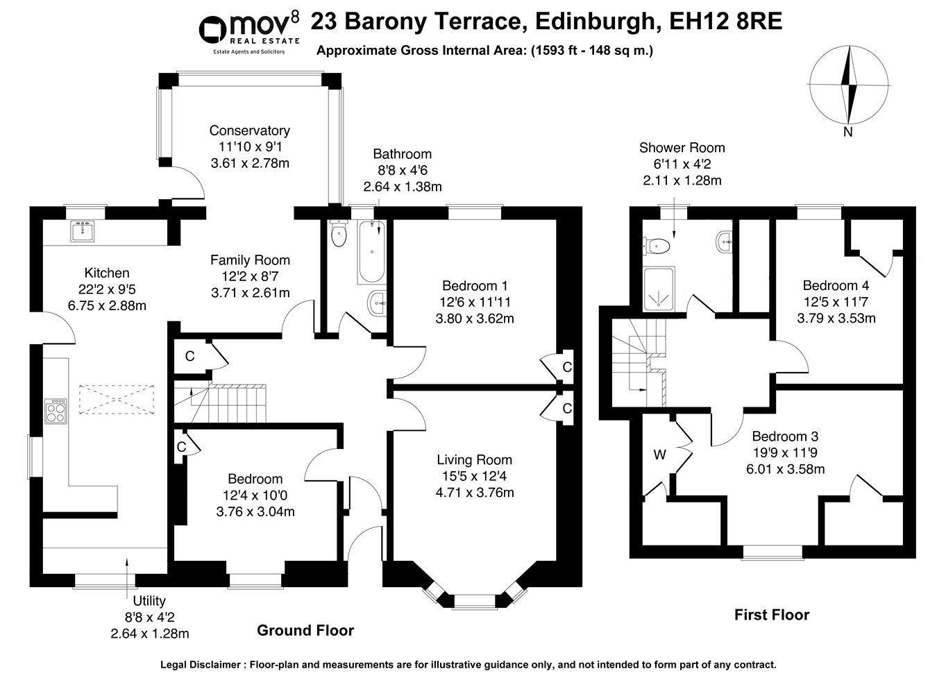 4 bed bungalow for sale in Barony Terrace, Corstorphine, Edinburgh EH12