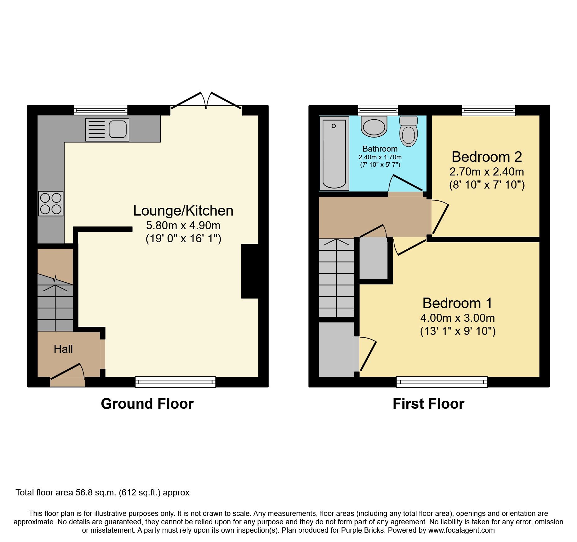 2 bed semidetached house for sale in Grindon Court, Sunderland SR4