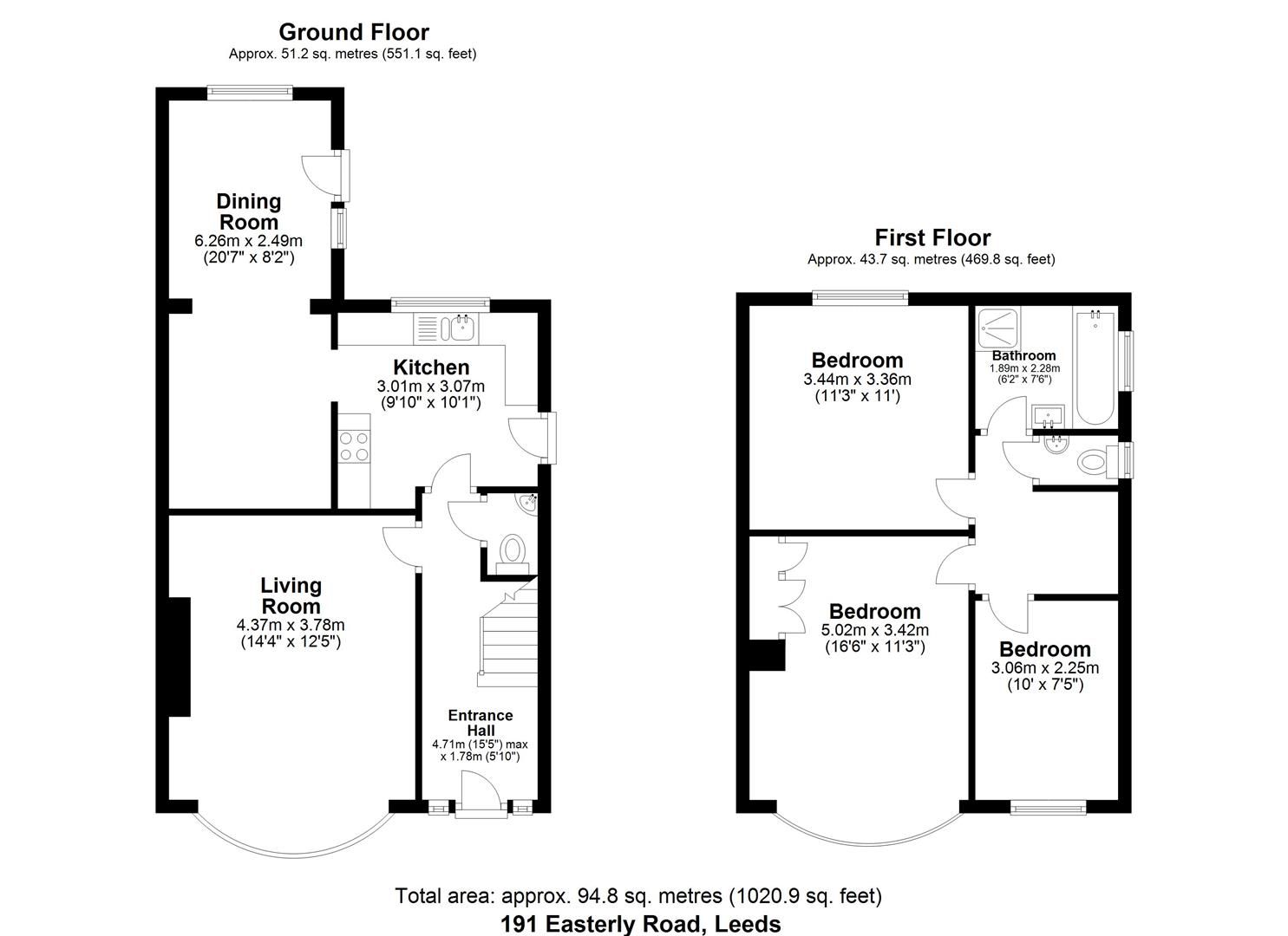 3 bed semidetached house for sale in Easterly Road, North Leeds LS8