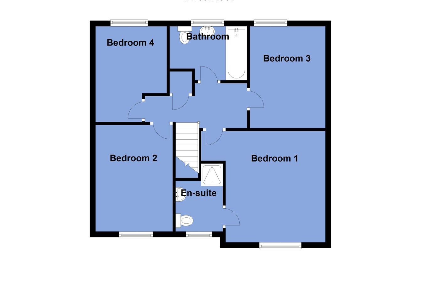 New home, 4 bed detached house for sale in Lancashire Way, Horwich