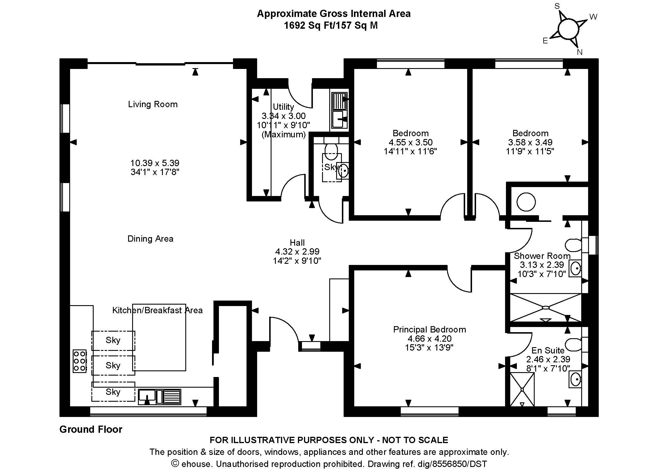 3 bed detached house for sale in Coles Green, Framlingham, Woodbridge