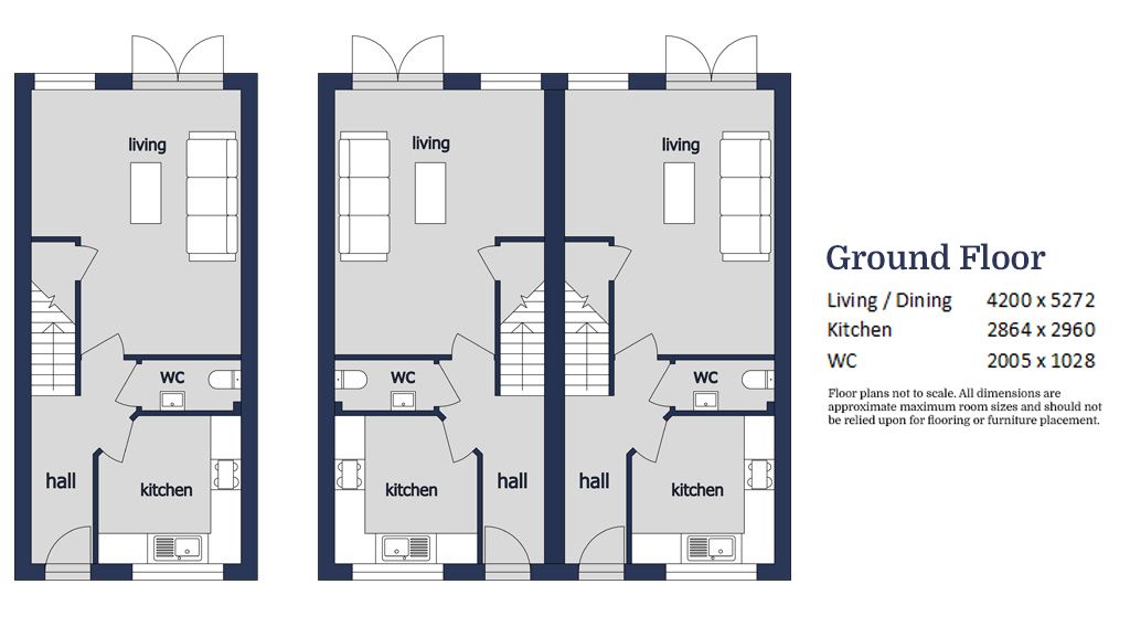New home, 2 bed end terrace house for sale in Plot 3, The Bluebells, Breck View, Mattersey