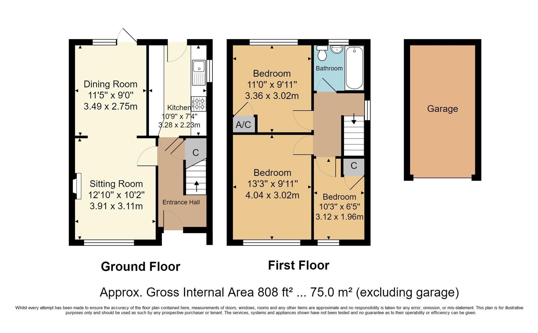 3 bed semidetached house for sale in Fleming Way, Tonbridge TN10 Zoopla