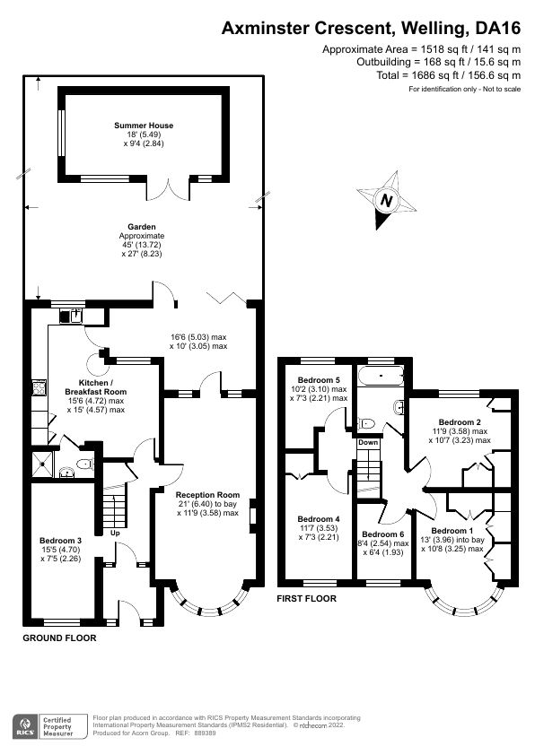6 bed semidetached house for sale in Axminster Crescent, Welling DA16