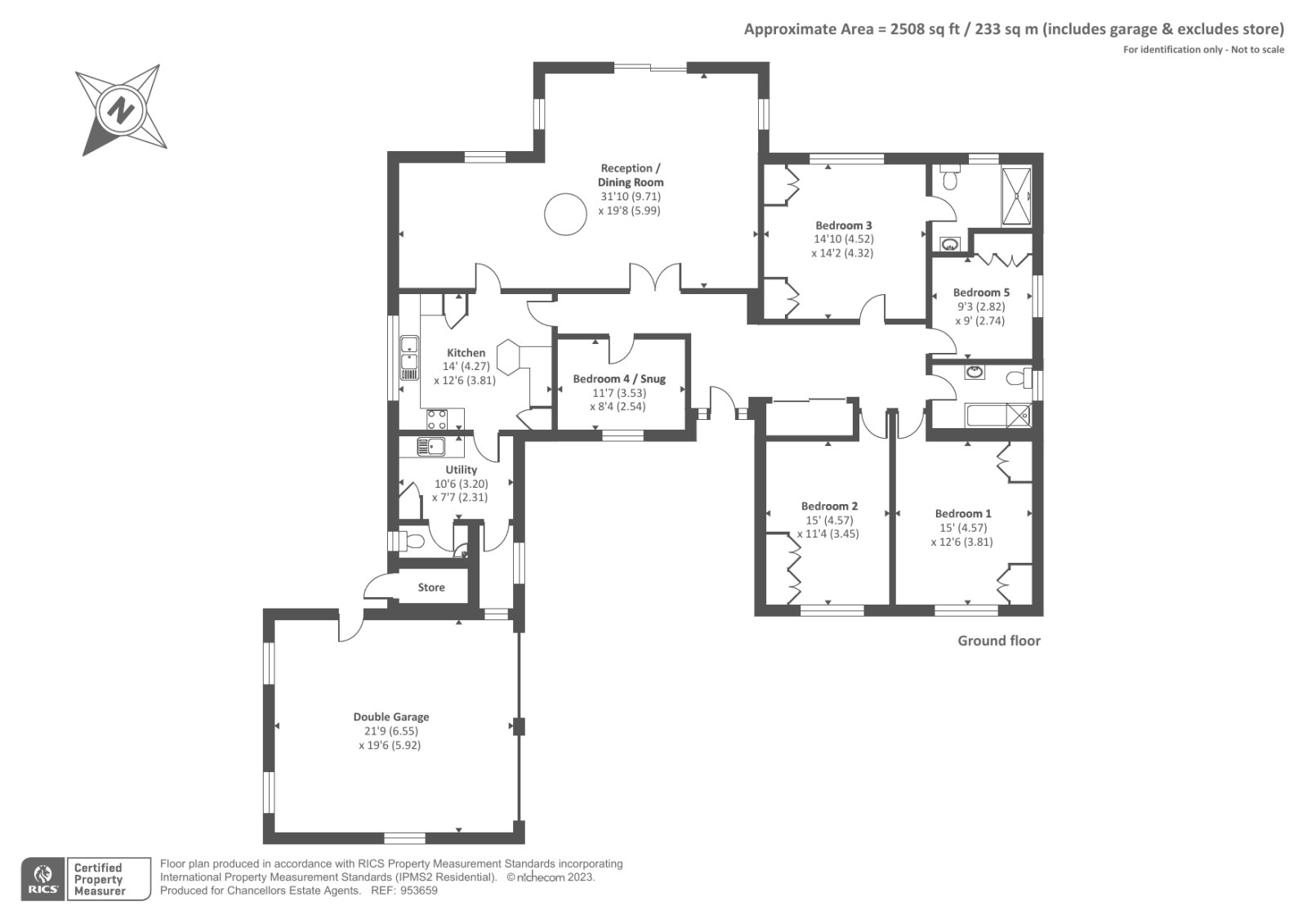 4 bed detached bungalow for sale in Nant Glas, Llandrindod Wells LD1