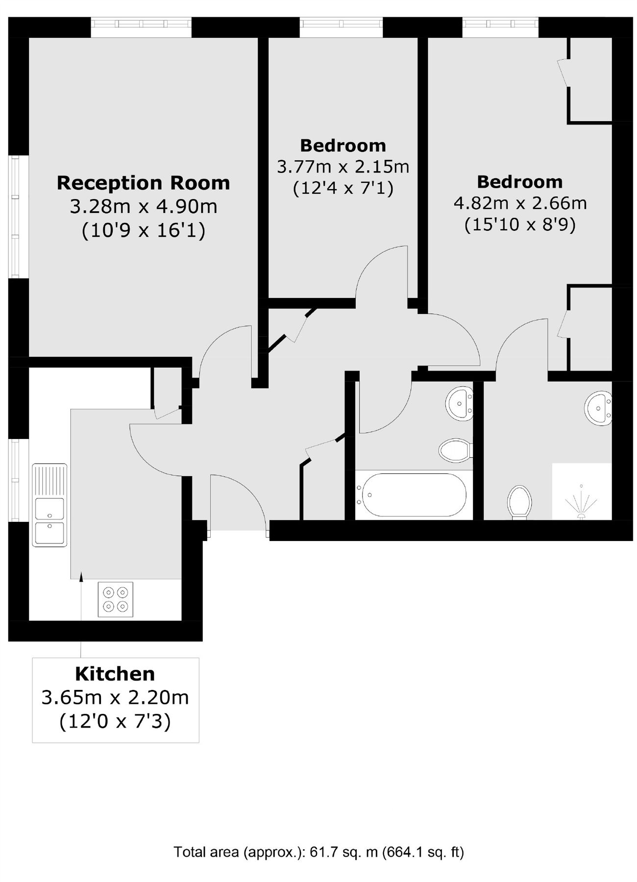 2 bed flat for sale in Goddard Place, London N19 Zoopla
