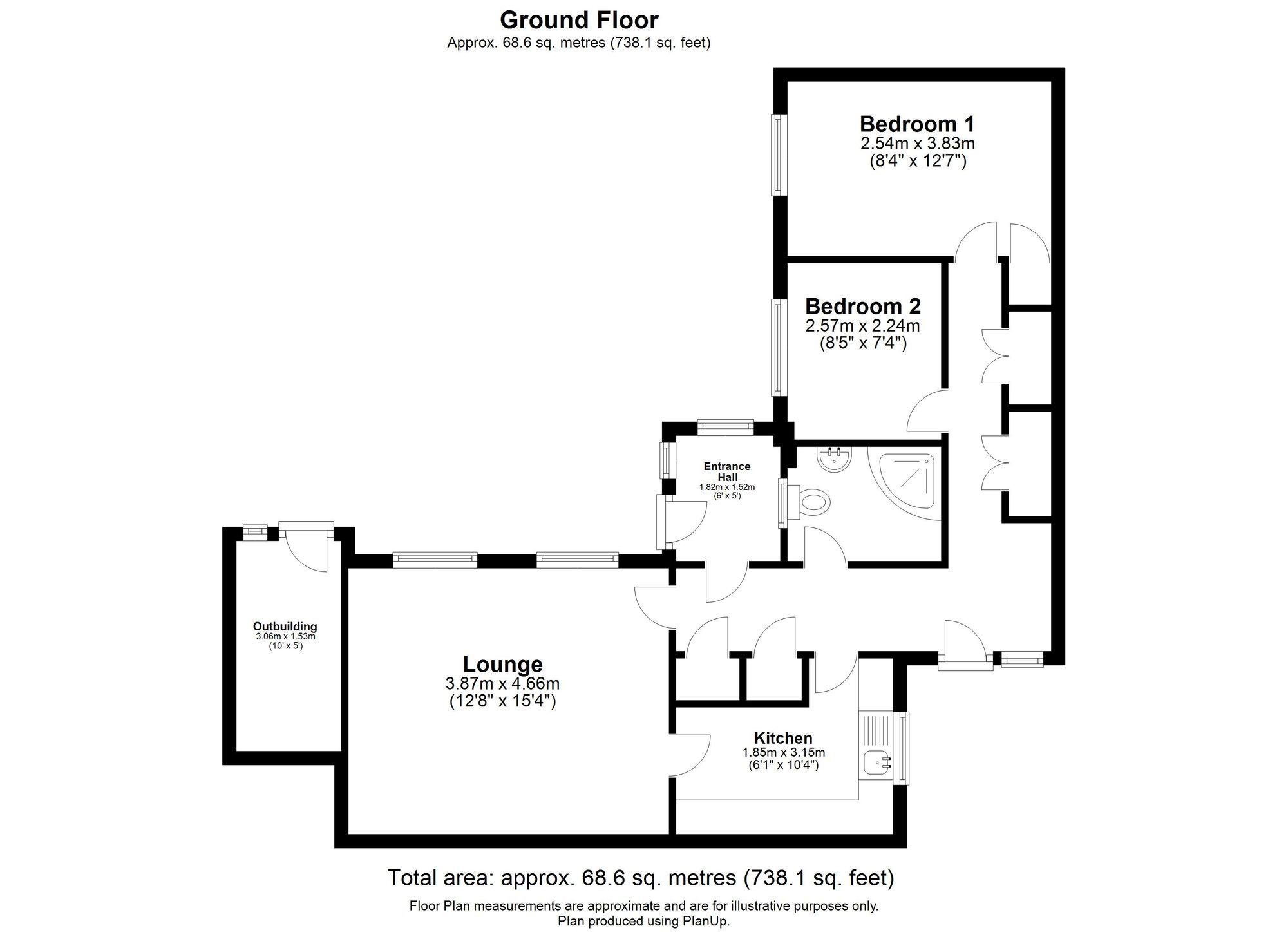 2 bed semidetached bungalow for sale in West Drive Gardens, Soham CB7