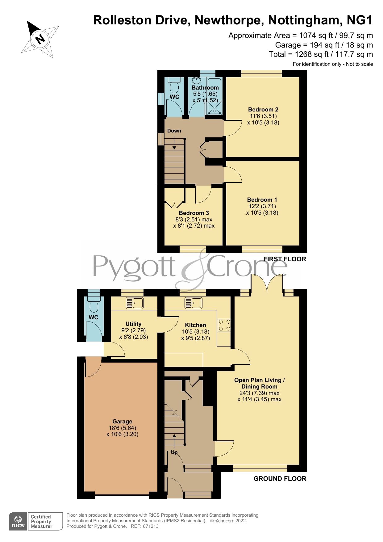 3 bed detached house for sale in Rolleston Drive, Newthorpe NG16 Zoopla