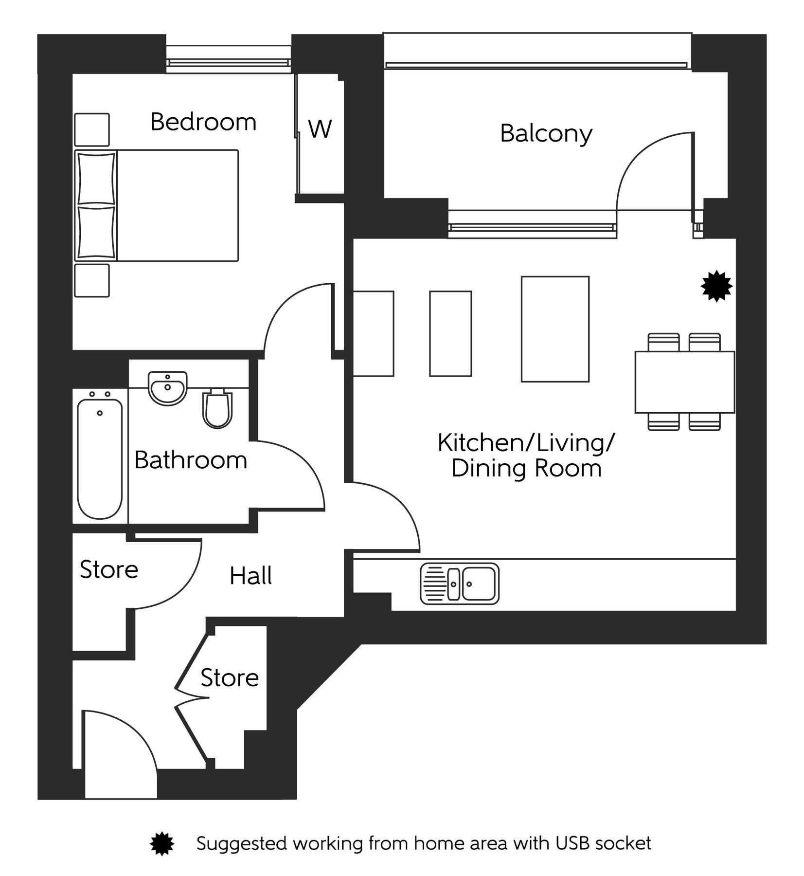 New home, 1 bed flat for sale in Renwick Road, Barking IG11 Zoopla