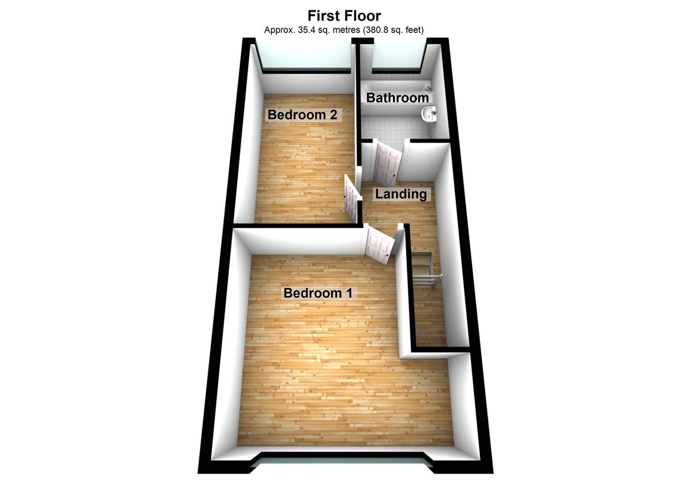 2 bed terraced house for sale in The Hide, Netherfield, Milton Keynes
