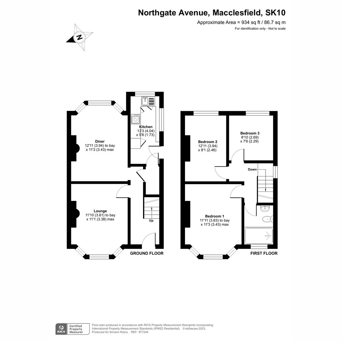 3 bed semidetached house for sale in Northgate Avenue, Macclesfield