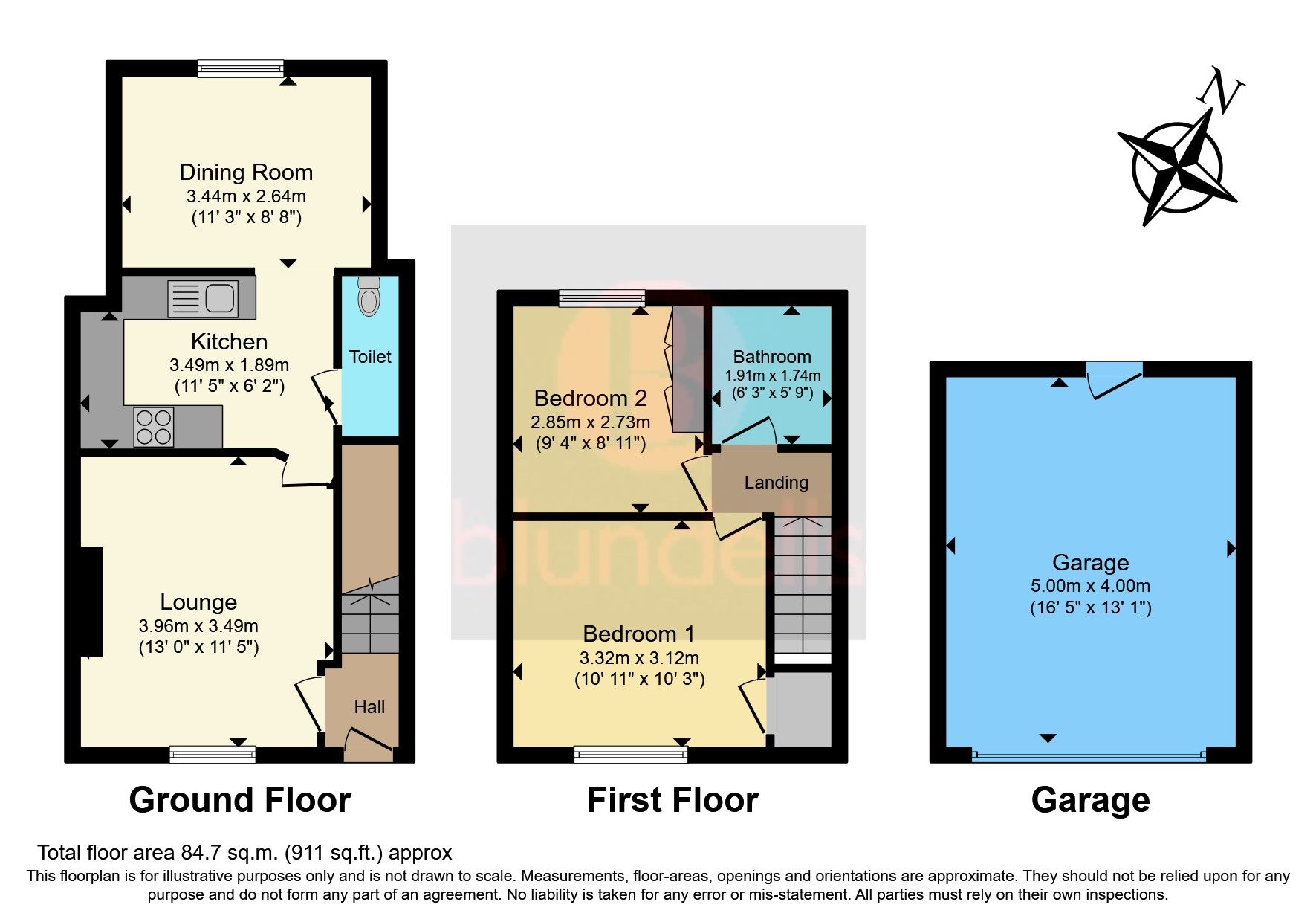 2 bed semidetached house for sale in Williamthorpe Road, North