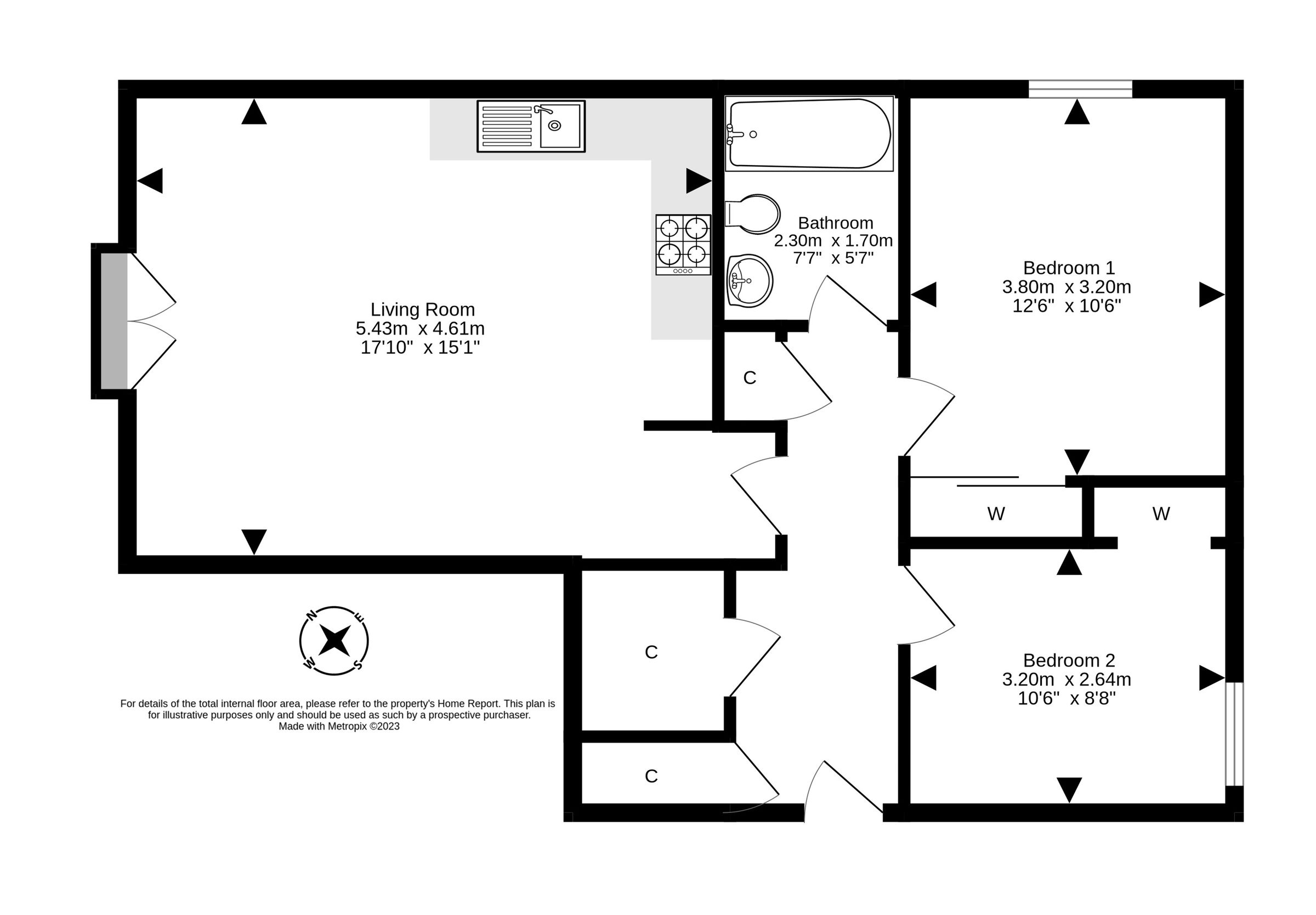 2 bed flat for sale in 1/14 Thorntreeside, Leith, Edinburgh EH6 Zoopla