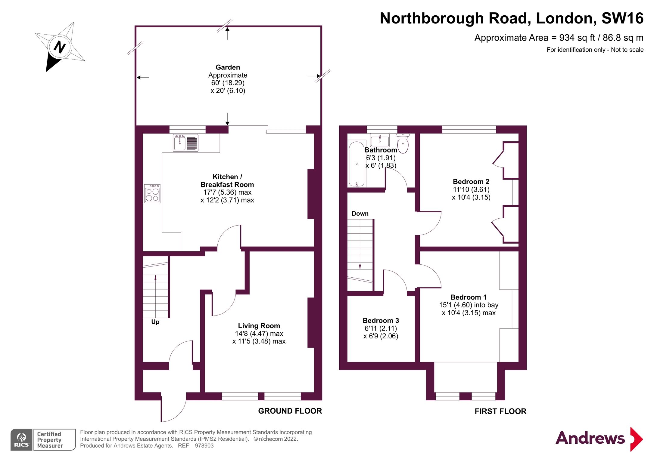 3 bed terraced house for sale in Northborough Road, London SW16 Zoopla