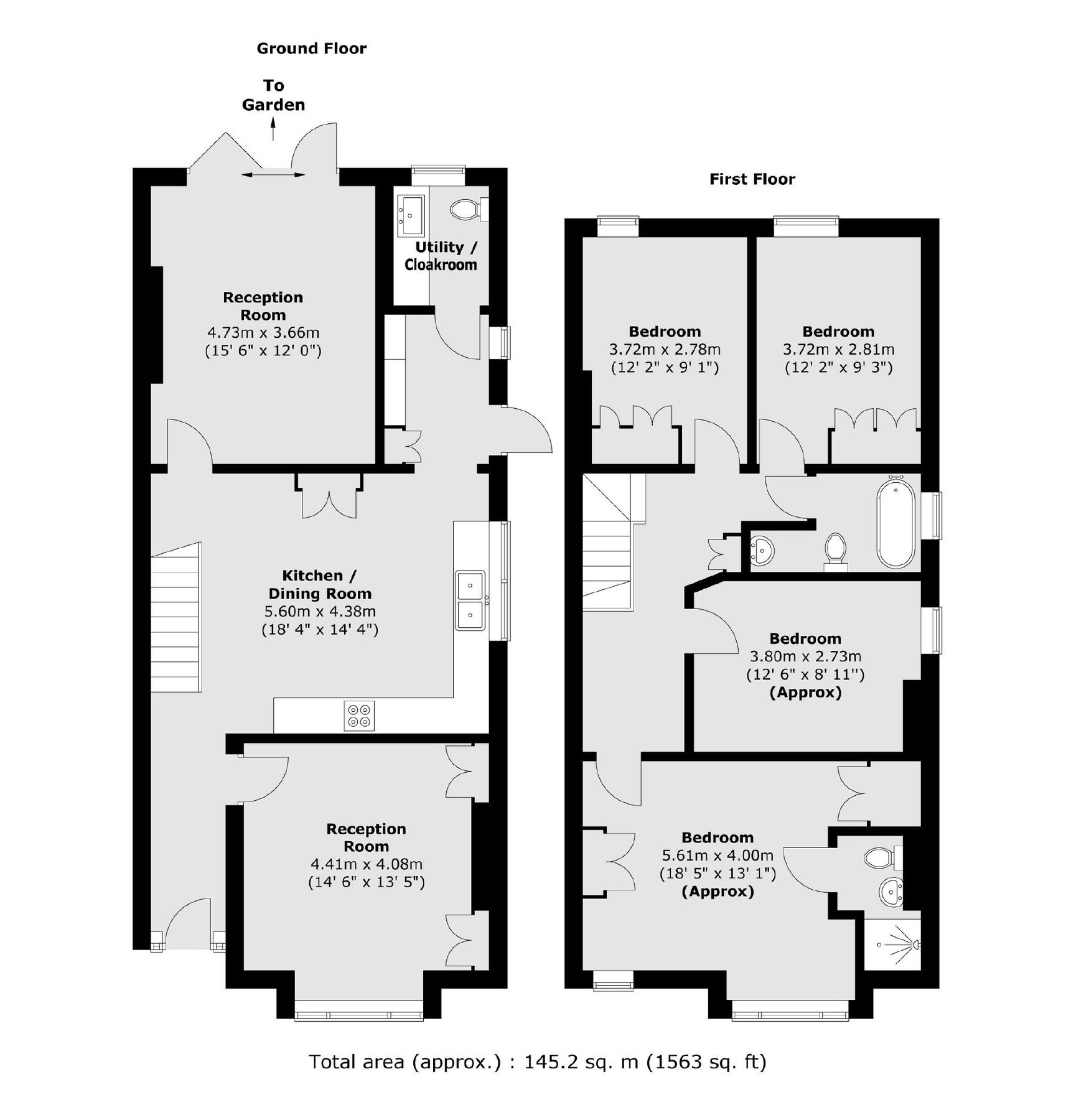 4 bed semidetached house for sale in Cobham Road, Norbiton, Kingston