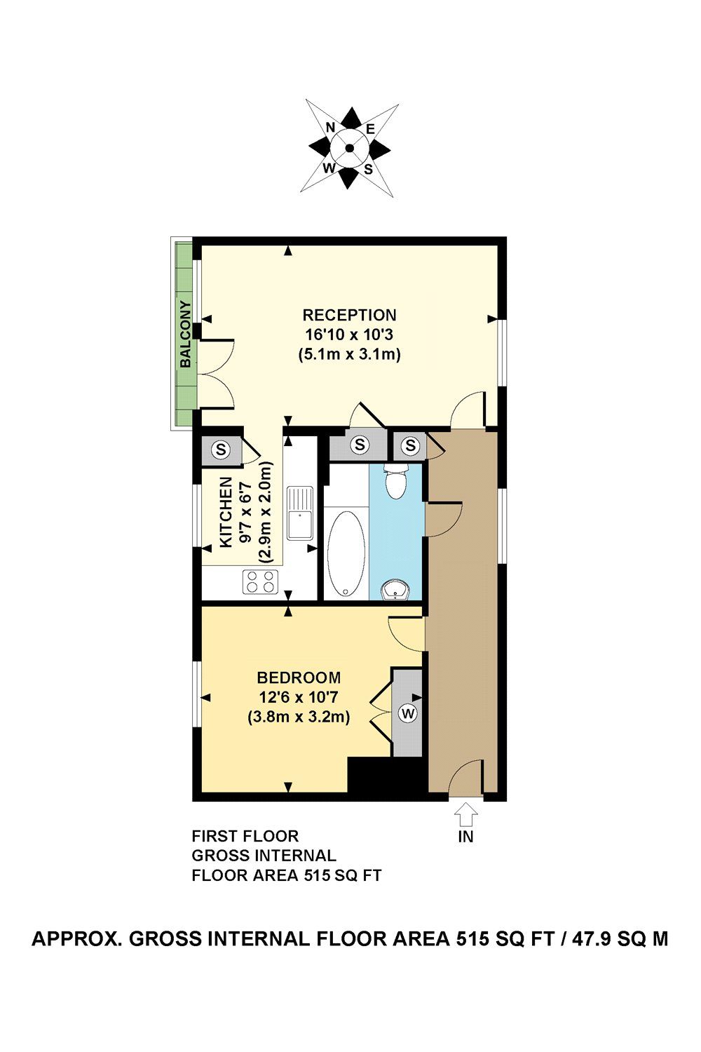 1 bed flat to rent in Ducketts Apartments, 1 Wick Lane, London E3 Zoopla