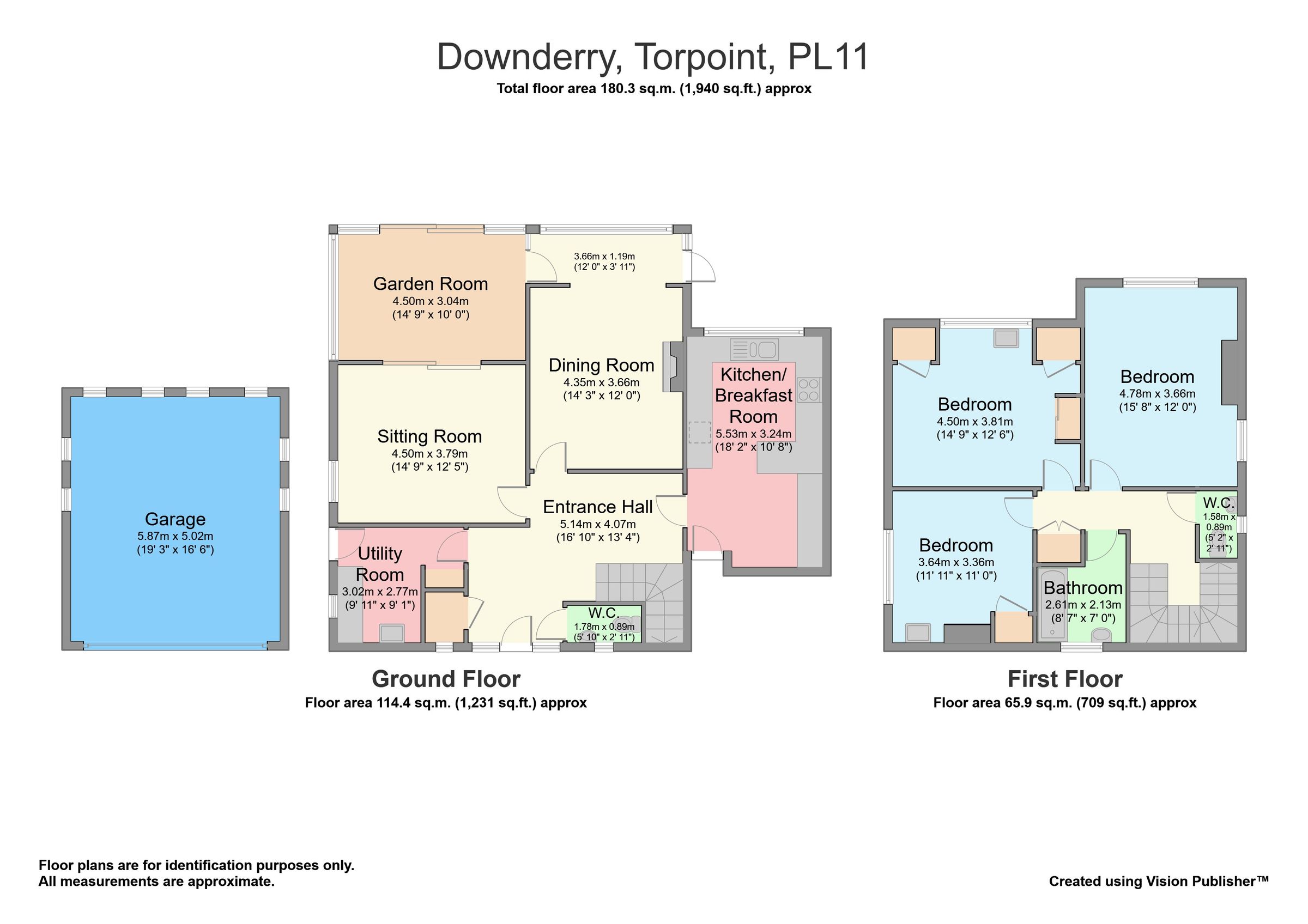3 bed detached house for sale in Downderry, Torpoint, Cornwall PL11