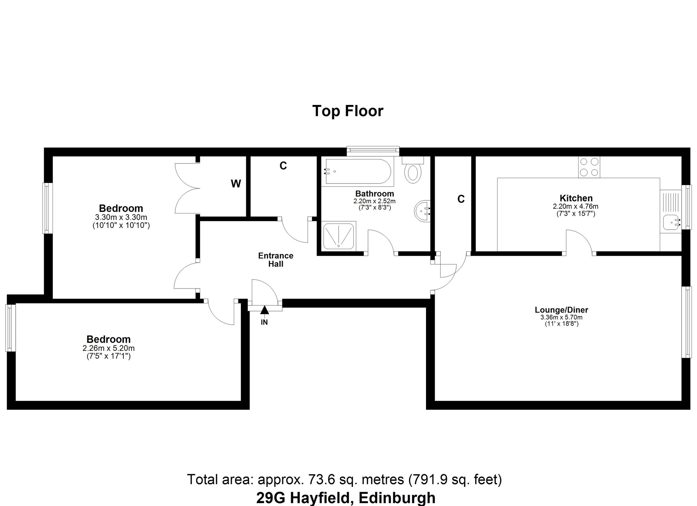 2 bed flat for sale in Hayfield, Edinburgh EH12 Zoopla