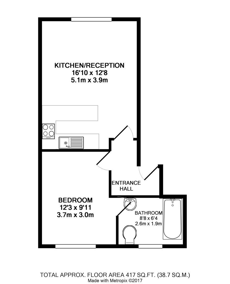 1 bed flat to rent in Chudleigh Road, Twickenham TW2 Zoopla