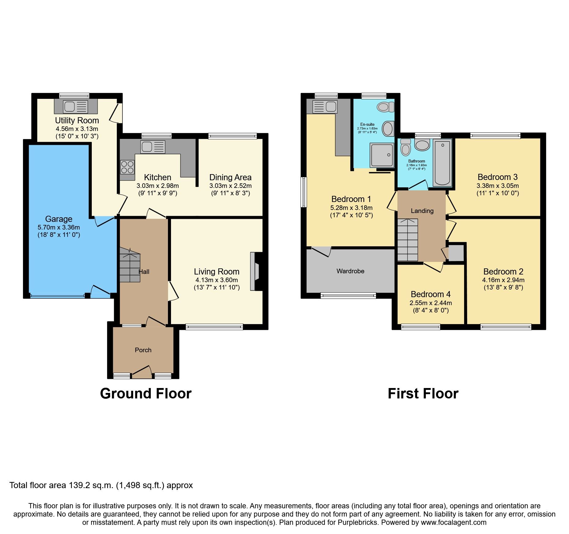 2 bed semidetached house for sale in Kinross Crescent, Luton LU3 Zoopla
