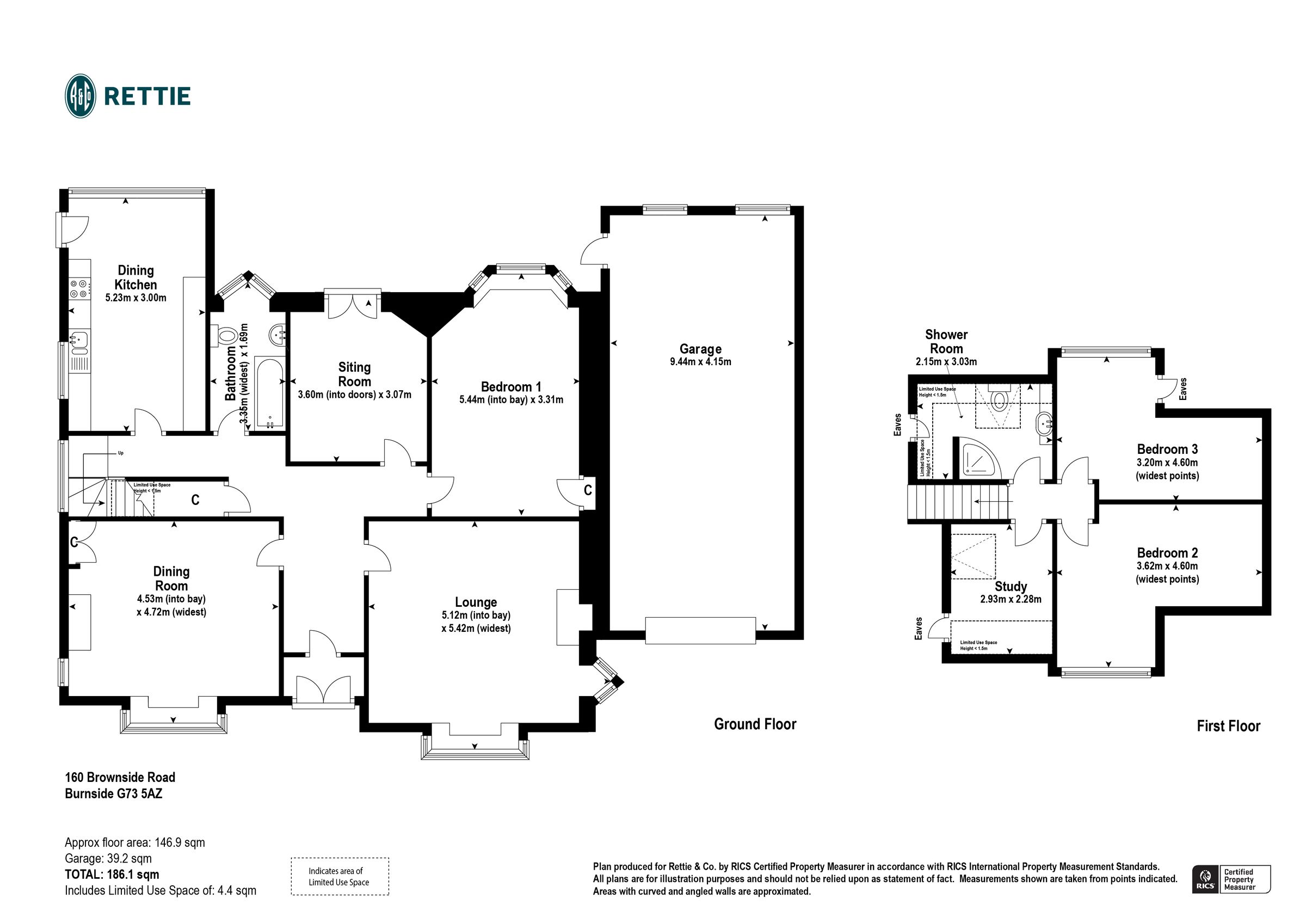 4 bed detached house for sale in Brownside Road, Burnside, South