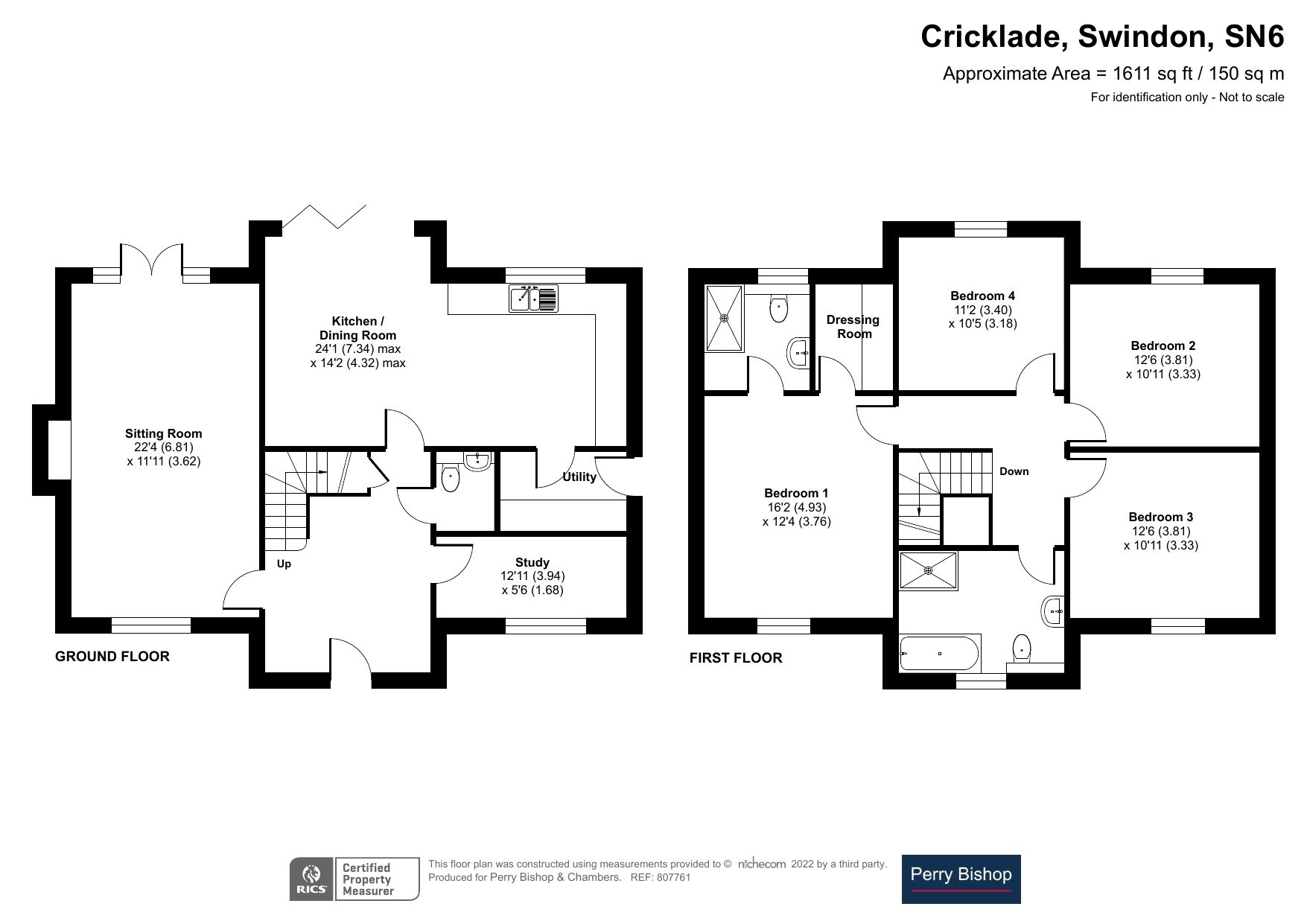 New home, 4 bed detached house for sale in Cricklade, Swindon