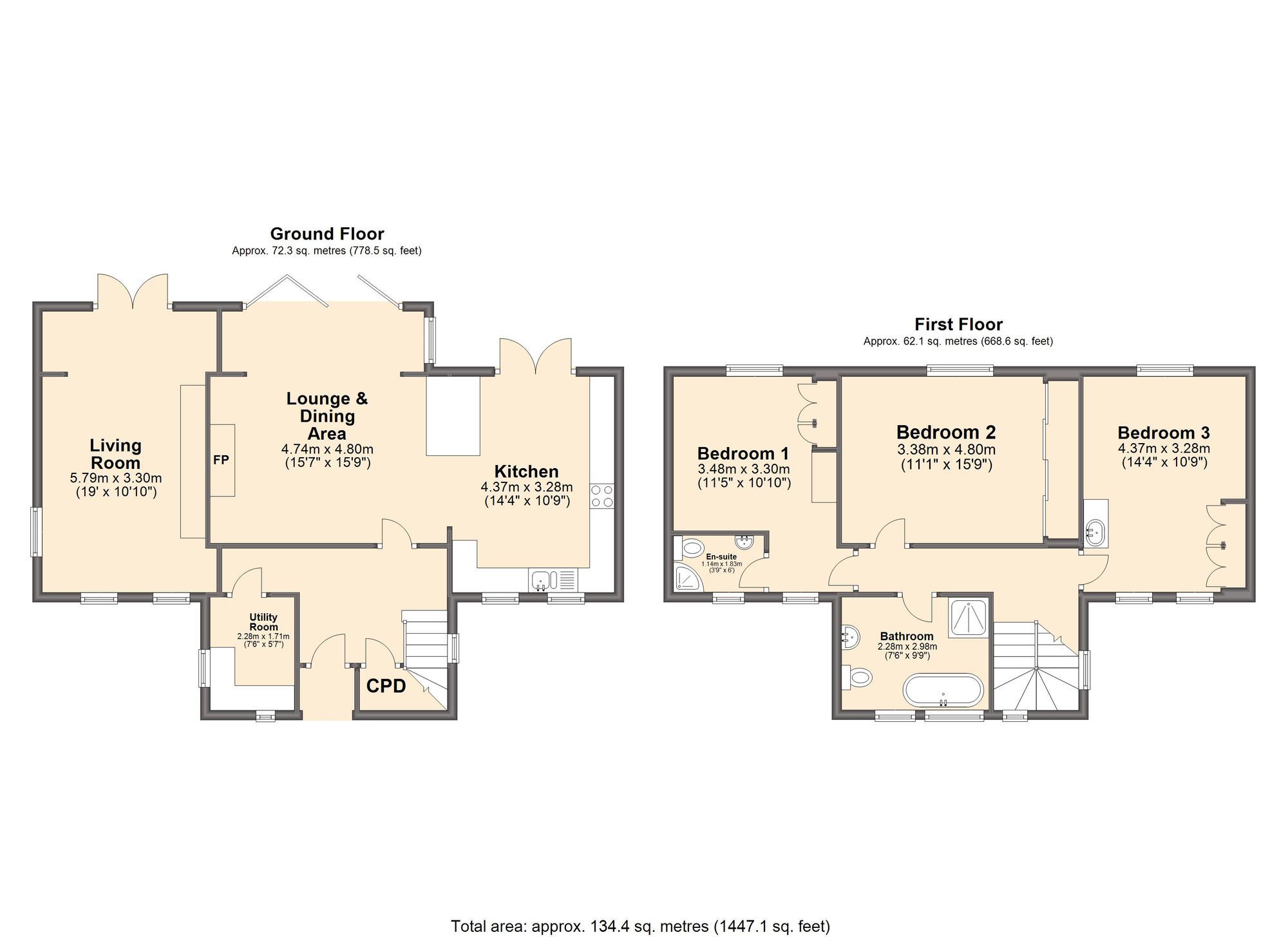 3 bed detached house for sale in Worksop Road, Swallownest S26 Zoopla