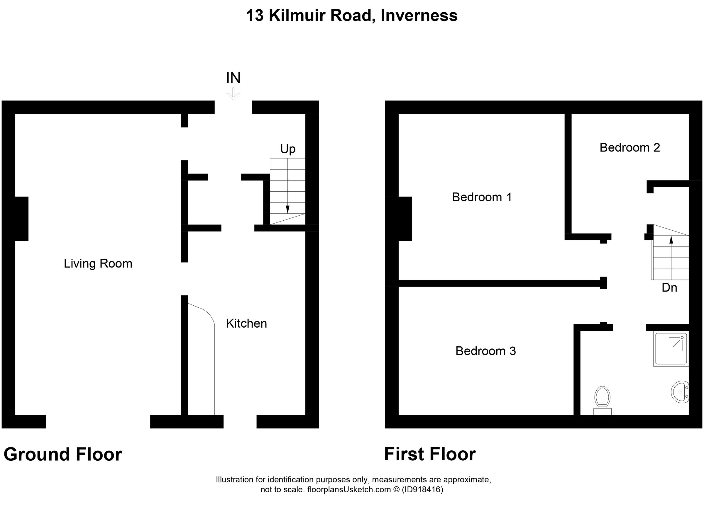 3 bed semidetached house for sale in 13 Kilmuir Road, Inverness IV3 Zoopla