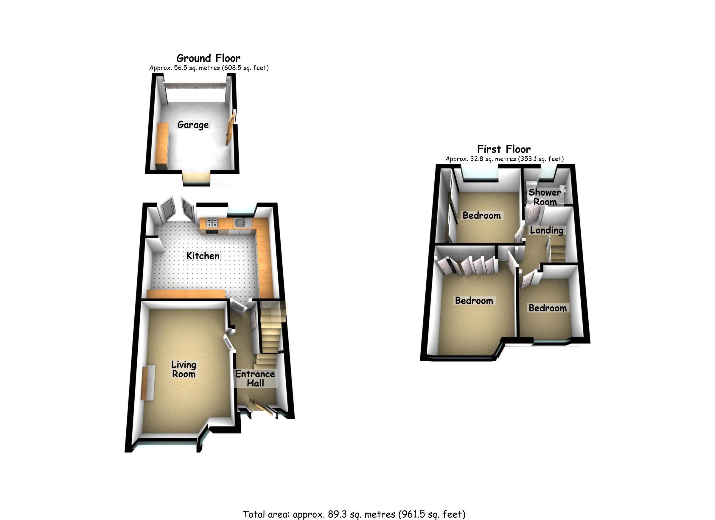 3 bed terraced house for sale in Lincroft Crescent, Chapelfields