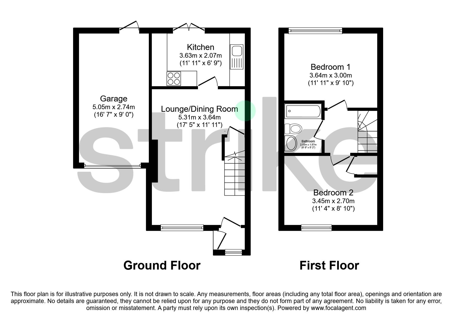 2 bed semidetached house for sale in West Green Drive, Kirk Sandall
