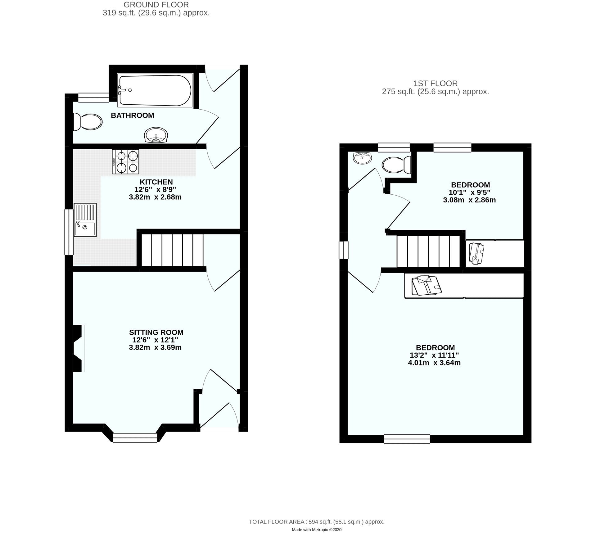 2 bed semidetached house for sale in Cotford Road, Sidbury, Sidmouth