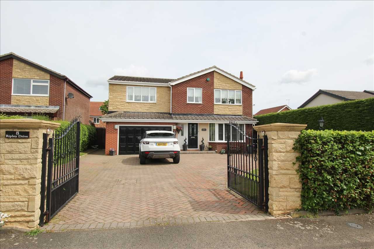 4 bed detached house for sale in Ripley Drive, Barns Park, Cramlington