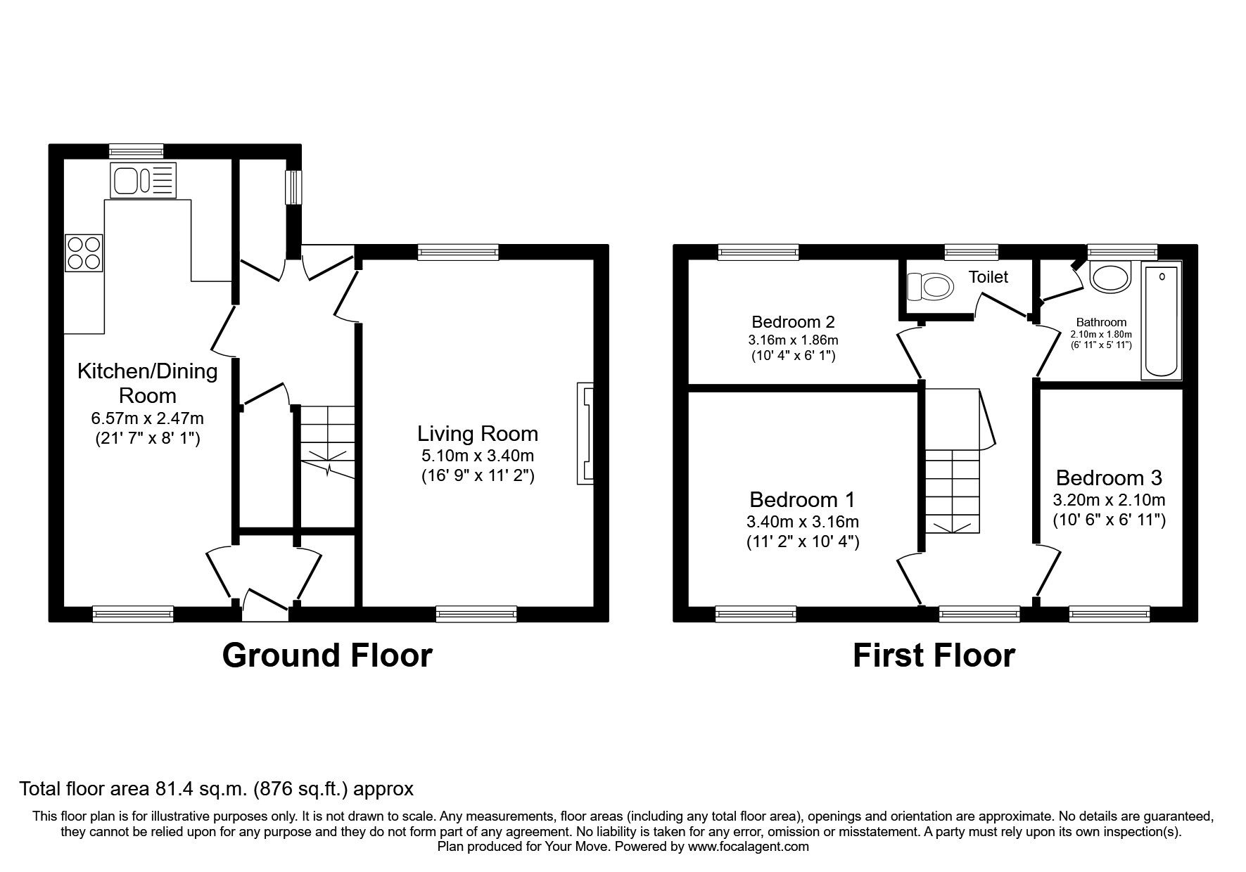 3 bed end terrace house for sale in Harriston, Aspatria, Wigton