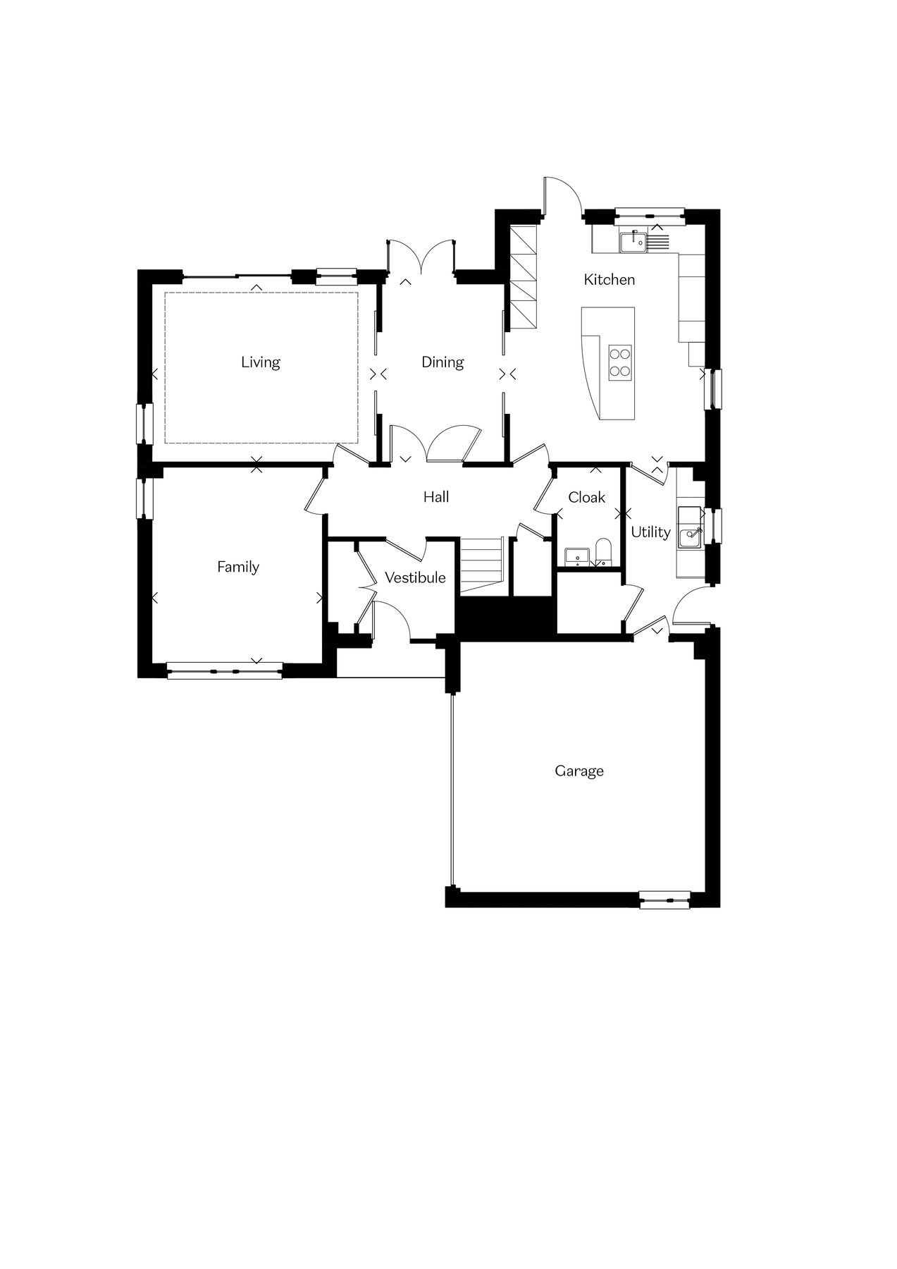 New home, 5 bed detached house for sale in Broom Road, Newton Mearns