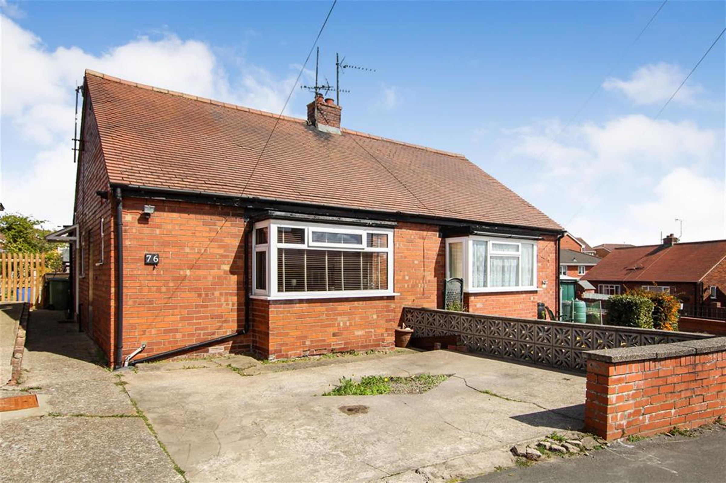 1 bed semidetached bungalow for sale in Bempton Crescent, Bridlington