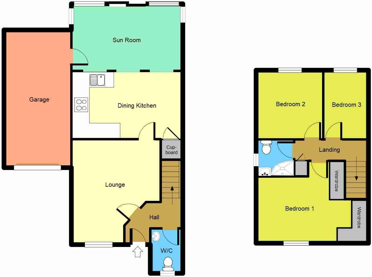 3 bed linkdetached house for sale in Phillip Drive, Glen Parva, Leicester LE2 Zoopla