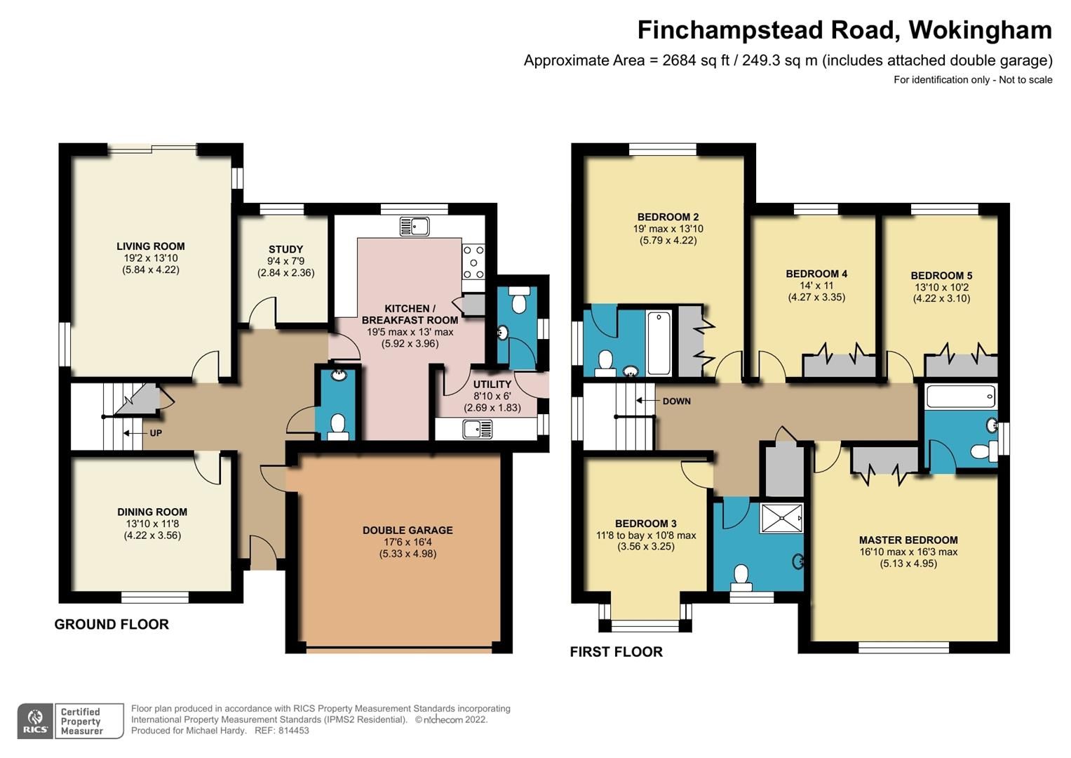 5 bed detached house for sale in Finchampstead Road, Wokingham