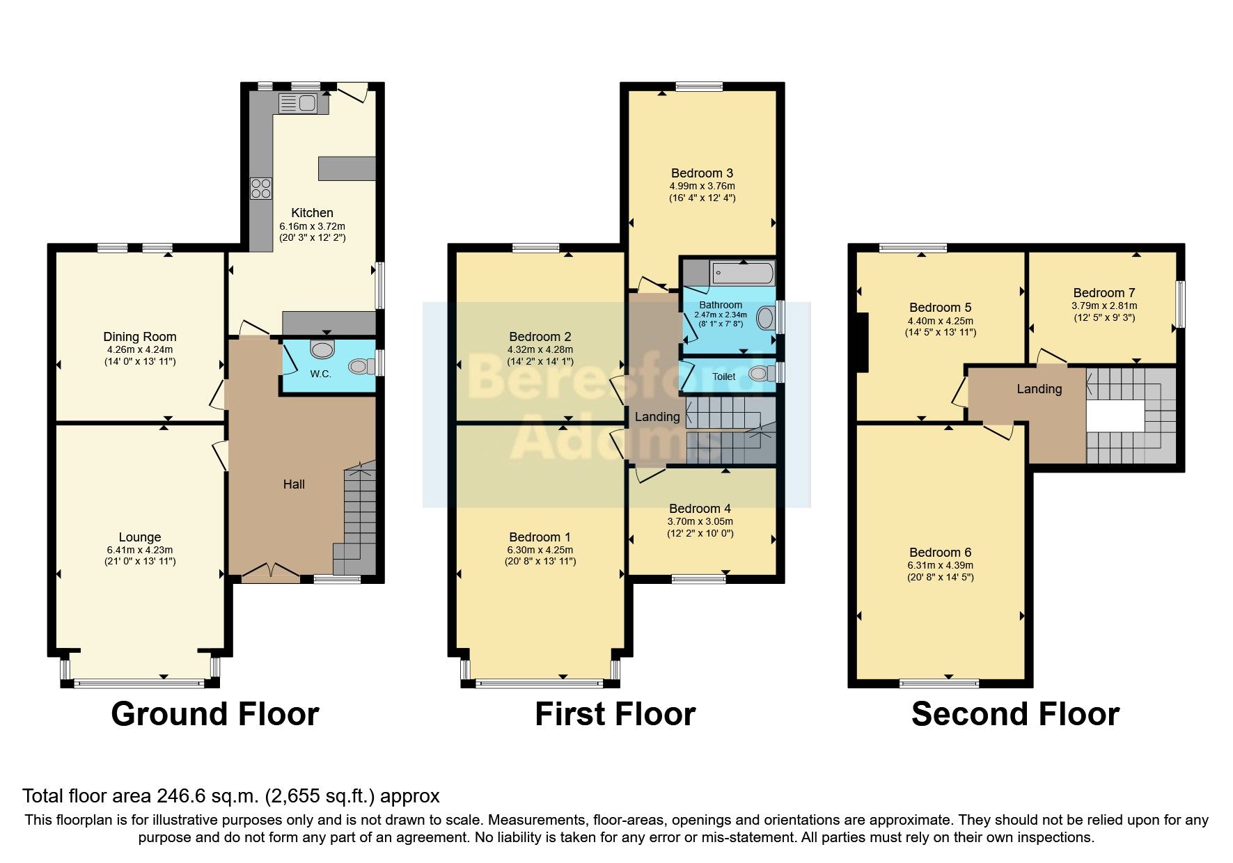 7 bed detached house for sale in Conway Road, Colwyn Bay, Conwy LL29