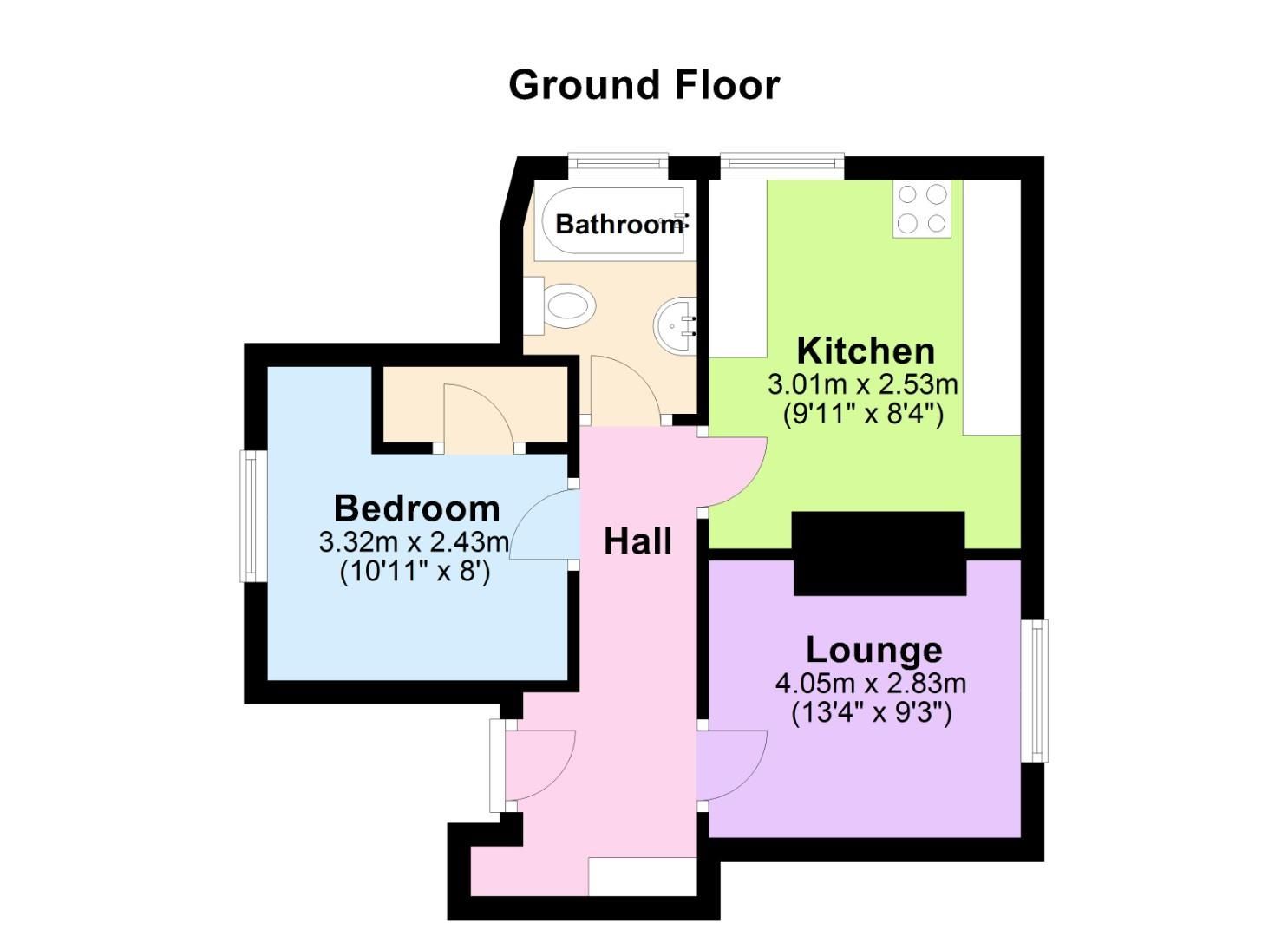 1 bed flat to rent in Osbourne Terrace, Sticklepath, Barnstaple EX31