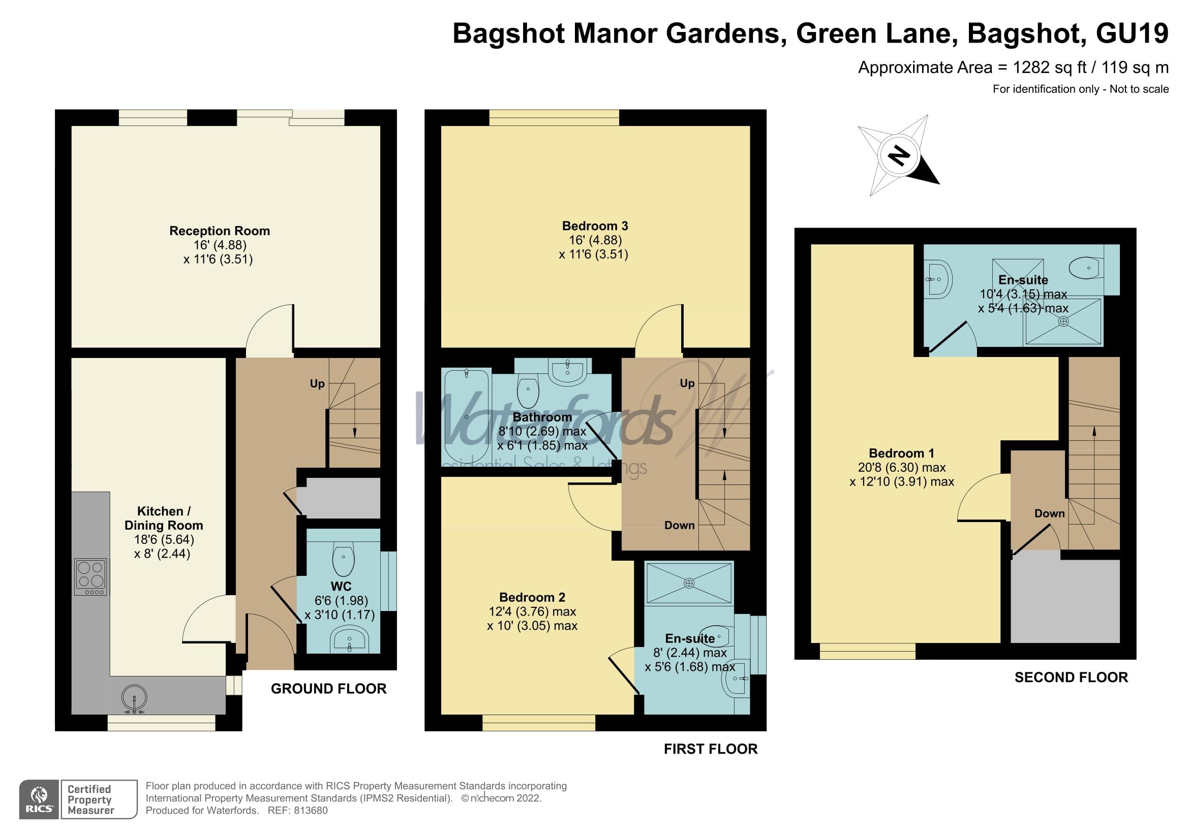 New home, 3 bed semidetached house for sale in Green Lane, Bagshot