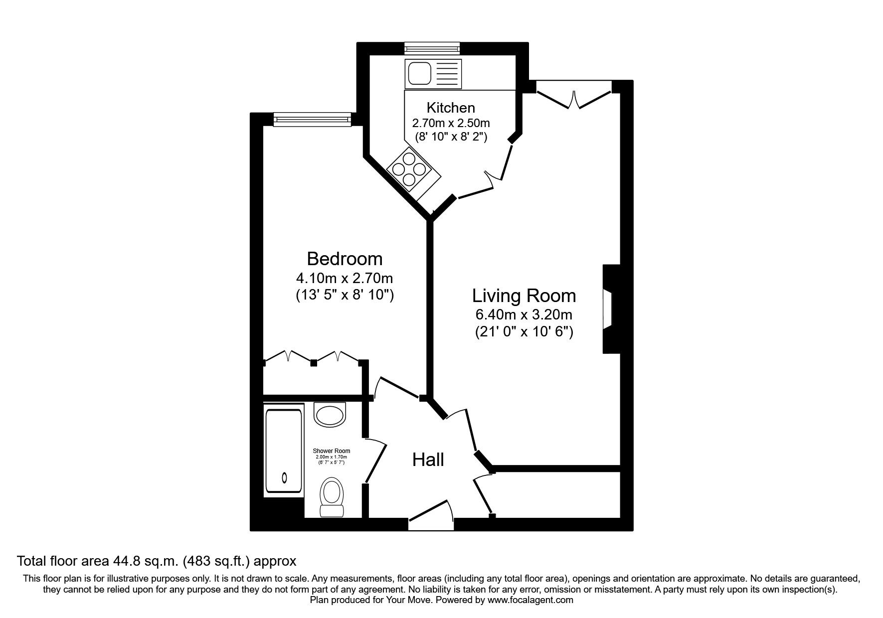 1 bed flat to rent in Chase Court, Rectory Lane, Whickham, Newcastle