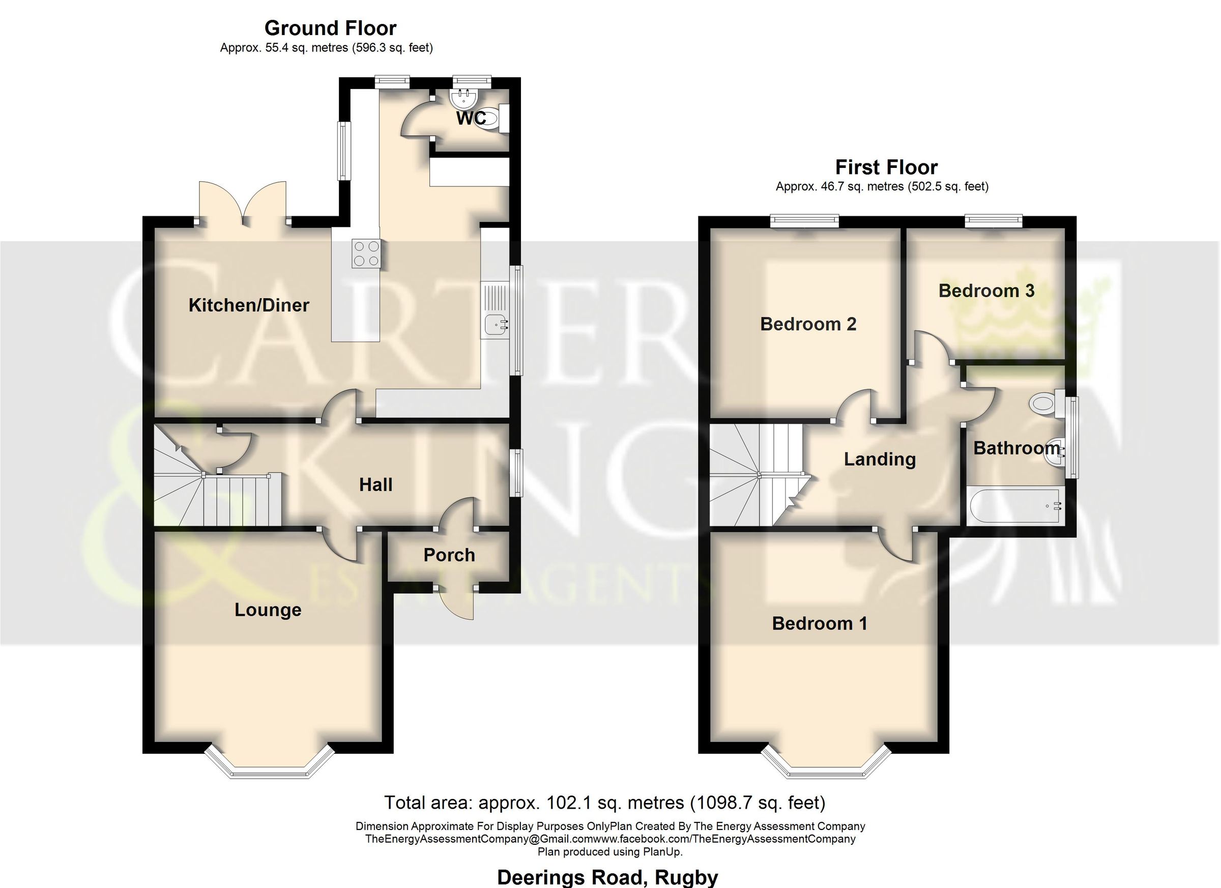3 bed detached house for sale in Deerings Road, Hillmorton, Rugby CV21