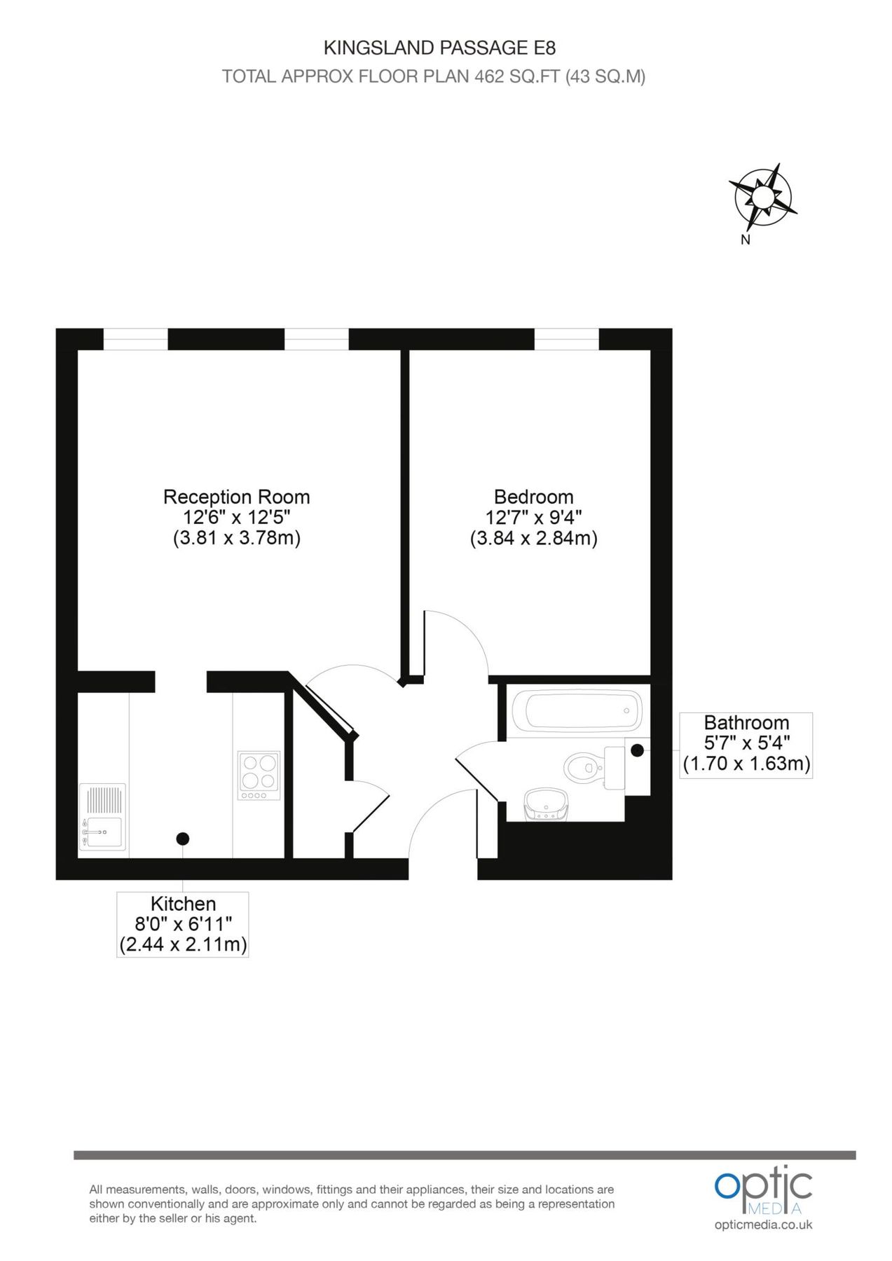 1 bed flat to rent in Kingsland Passage, Dalston Junction E8 Zoopla
