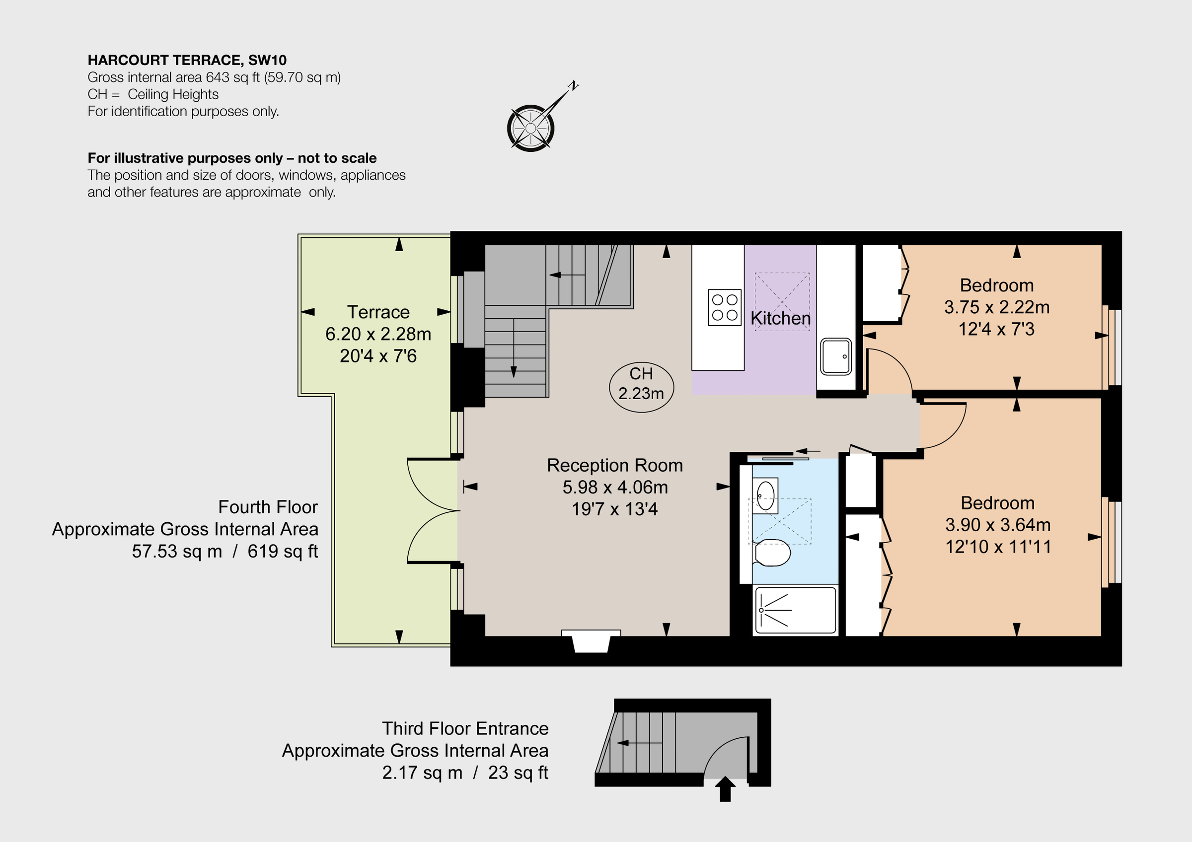 2 bed flat for sale in Harcourt Terrace, London SW10 Zoopla