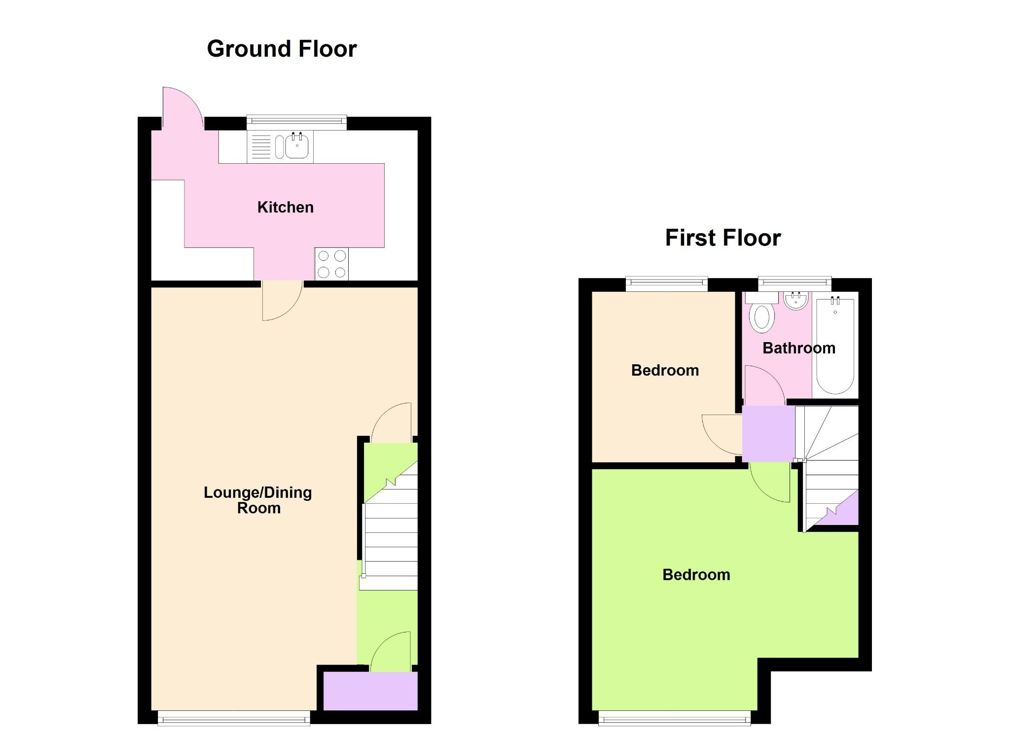 2 bed terraced house for sale in Linley Crescent, Romford RM7 Zoopla
